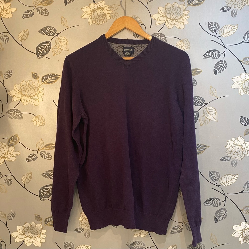 Purple British Khaki Sweater